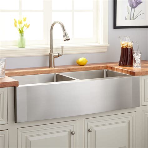 stainless steel apron sink white cabinets|costco stainless steel farmhouse sink.